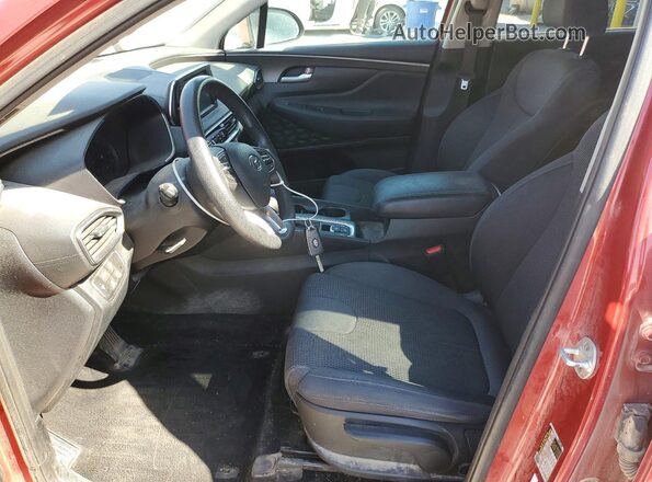 5NMS2CAD4KH099981 2019 HYUNDAI SANTA Red Widok wnętrza z przodu
