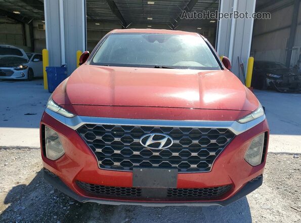 5NMS2CAD4KH099981 2019 HYUNDAI SANTA Red Widok z przodu