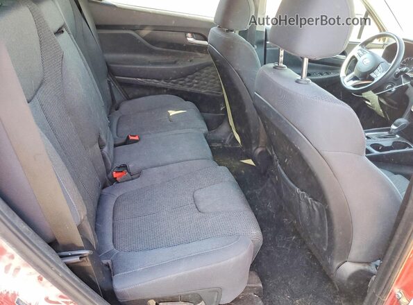 5NMS2CAD4KH099981 2019 HYUNDAI SANTA Red Widok wnętrza z tyłu