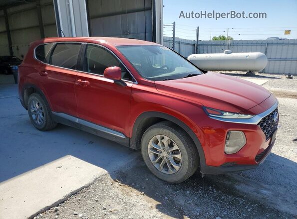 5NMS2CAD4KH099981 2019 HYUNDAI SANTA Red Przód prawy
