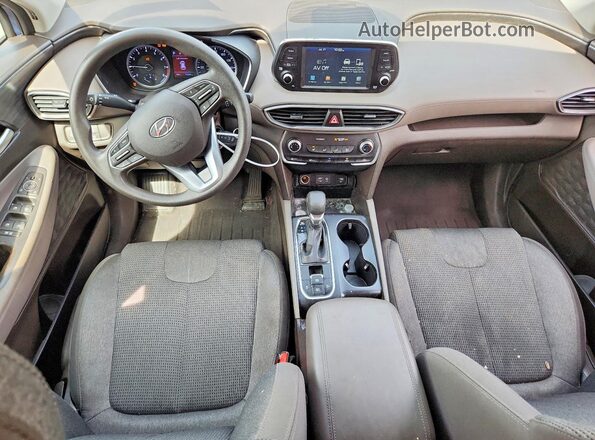 5NMS2CAD4KH113880 2019 HYUNDAI SANTA Blue Вид панелі приладів