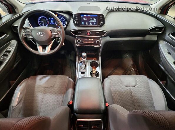 5NMS2CAD4KH117508 2019 HYUNDAI SANTA Red Առջևի վահանակի տեսք