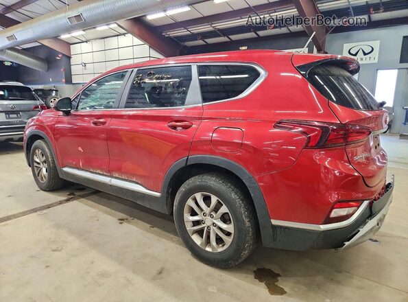 5NMS2CAD4KH117508 2019 HYUNDAI SANTA Red Հետևի ձախ