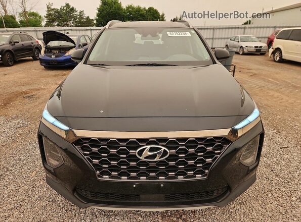 5NMS2CAD4KH121977 2019 HYUNDAI SANTA Black Widok z przodu