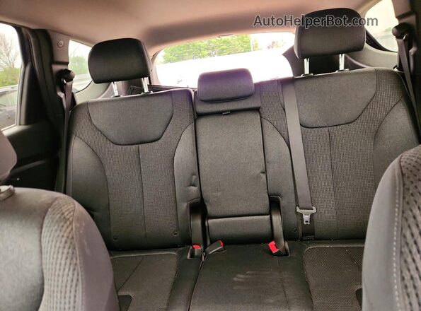 5NMS2CAD4KH121977 2019 HYUNDAI SANTA Black Widok tylnych siedzeń