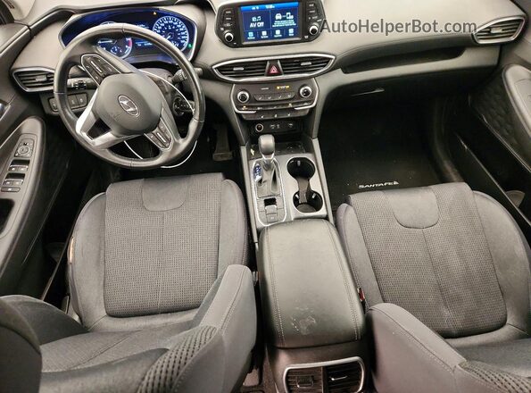 5NMS2CAD4KH121977 2019 HYUNDAI SANTA Black Widok deski rozdzielczej