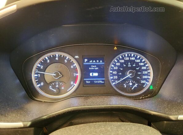 5NMS2CAD4KH121977 2019 HYUNDAI SANTA Black Widok zestawu wskaźników