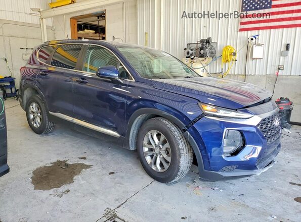 5NMS2CAD4LH191951 2020 HYUNDAI SANTA Синий Передняя правая четверть