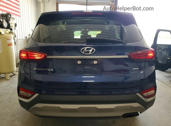 5NMS2CAD4LH191951 2020 HYUNDAI SANTA Синий Вид сзади