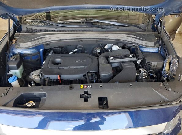 5NMS2CAD4LH191951 2020 HYUNDAI SANTA Синий Вид подкапотного пространства