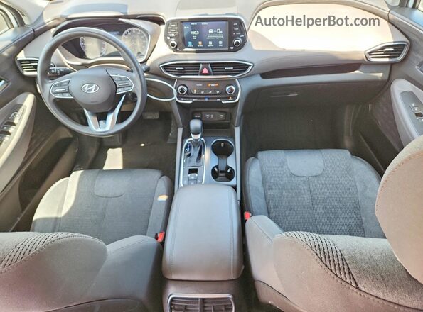 5NMS2CAD5LH156349 2020 HYUNDAI SANTA White Вид панелі приладів