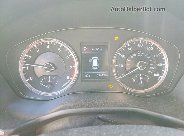 5NMS2CAD6LH170518 2020 HYUNDAI SANTA Black Widok zestawu wskaźników