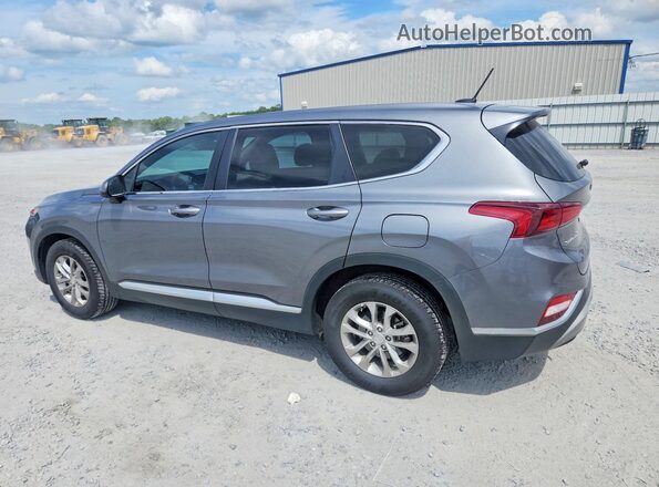 5NMS2CAD7KH023106 2019 HYUNDAI SANTA Gray Задня ліва чверть