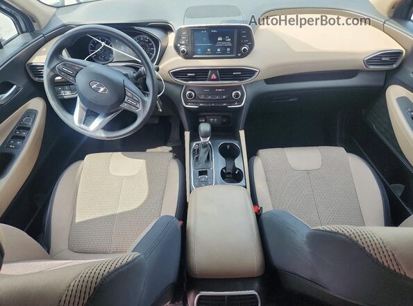 5NMS2CAD7KH023106 2019 HYUNDAI SANTA Gray Вид панелі приладів