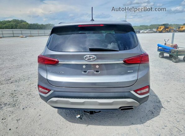 5NMS2CAD7KH023106 2019 HYUNDAI SANTA Gray Вид ззаду