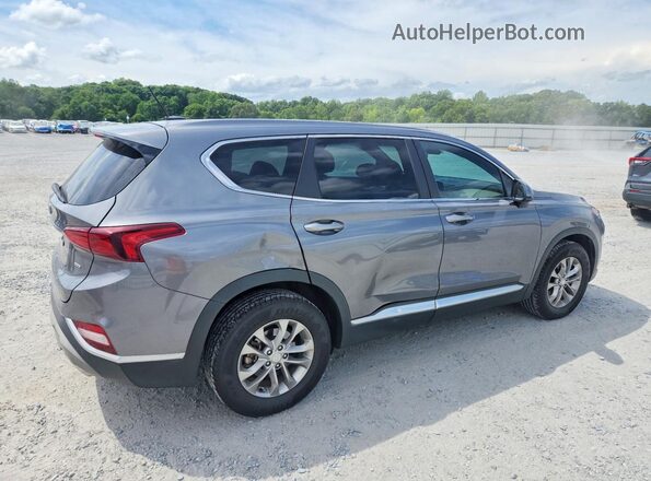 5NMS2CAD7KH023106 2019 HYUNDAI SANTA Gray Задня права чверть