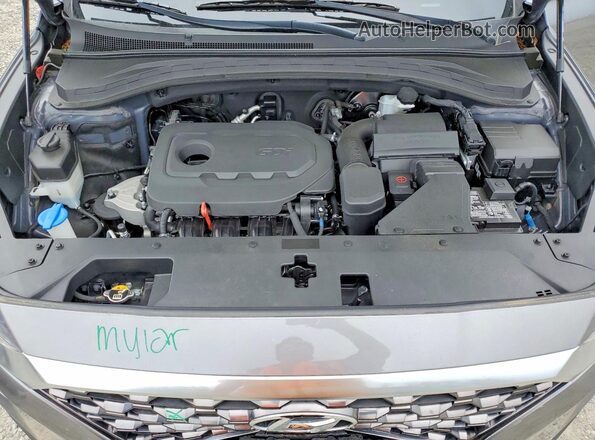 5NMS2CAD7KH065095 2019 HYUNDAI SANTA Серый Вид подкапотного пространства