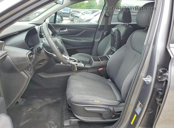 5NMS2CAD7KH065095 2019 HYUNDAI SANTA Серый Вид салона спереди