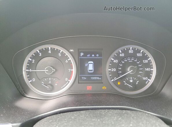 5NMS2CAD7KH065095 2019 HYUNDAI SANTA Серый Вид щитка приборов