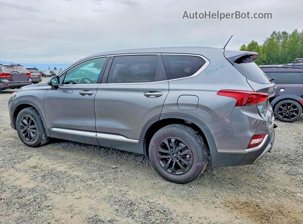 5NMS2CAD7KH065095 2019 HYUNDAI SANTA Серый Задняя левая четверть