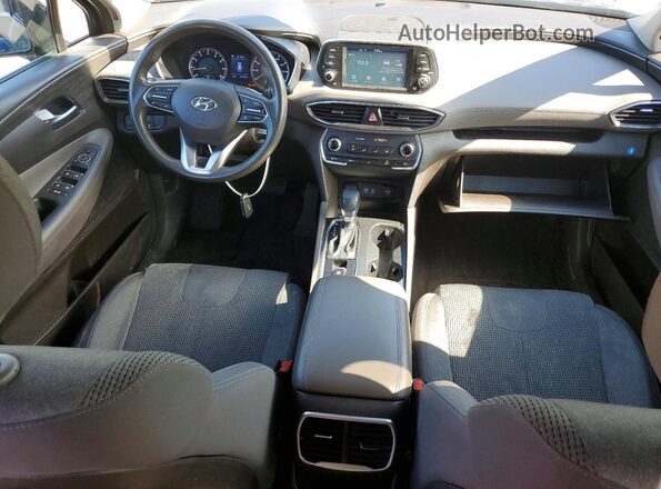 5NMS2CAD7KH110715 2019 HYUNDAI SANTA Blue Widok deski rozdzielczej