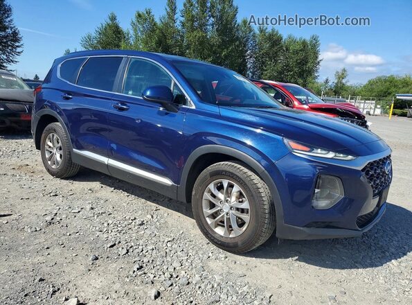 5NMS2CAD7KH110715 2019 HYUNDAI SANTA Blue Przód prawy
