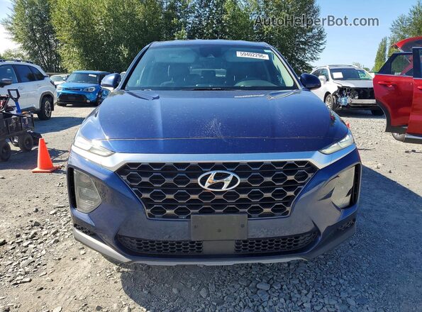 5NMS2CAD7KH110715 2019 HYUNDAI SANTA Blue Widok z przodu