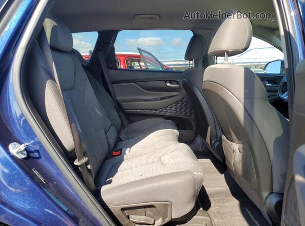 5NMS2CAD7KH110715 2019 HYUNDAI SANTA Blue Widok wnętrza z tyłu