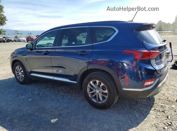 5NMS2CAD7KH110715 2019 HYUNDAI SANTA Blue Tył lewy