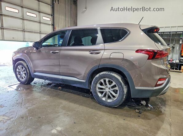 5NMS2CAD7KH123948 2019 HYUNDAI SANTA Бежевый Задняя левая четверть