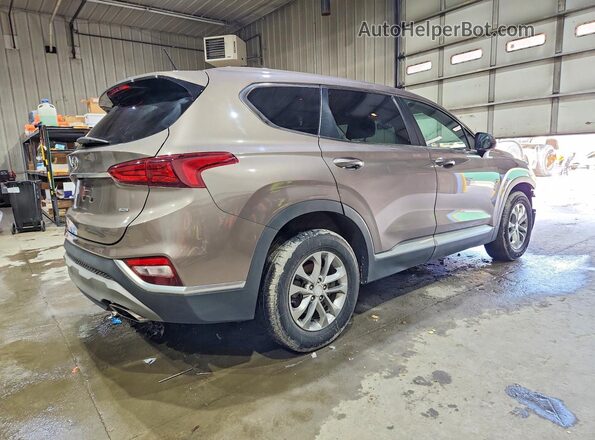 5NMS2CAD7KH123948 2019 HYUNDAI SANTA Бежевый Задняя правая четверть