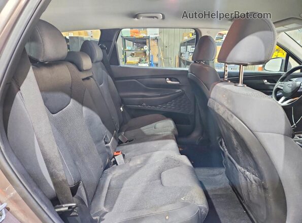 5NMS2CAD7KH123948 2019 HYUNDAI SANTA Бежевый Вид задней части салона