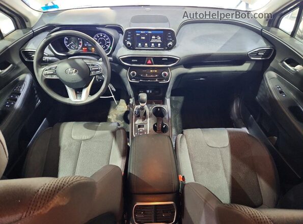5NMS2CAD7KH123948 2019 HYUNDAI SANTA Бежевый Вид панели приборов