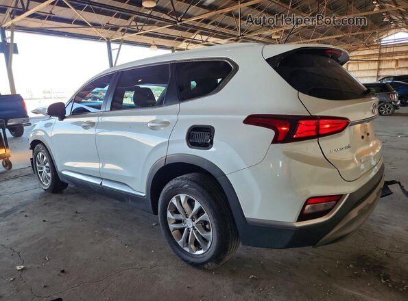 5NMS2CAD7LH194858 2020 HYUNDAI SANTA White Հետևի ձախ