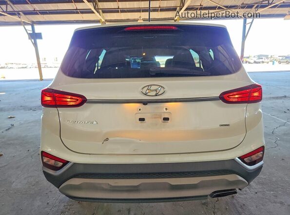 5NMS2CAD7LH194858 2020 HYUNDAI SANTA White Հետևի տեսք