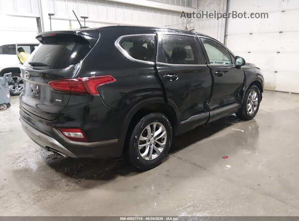 5NMS2CAD8KH039847 2019 HYUNDAI SANTA FE Black Tył prawy