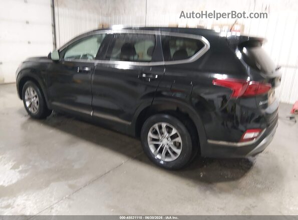 5NMS2CAD8KH039847 2019 HYUNDAI SANTA FE Black Tył lewy