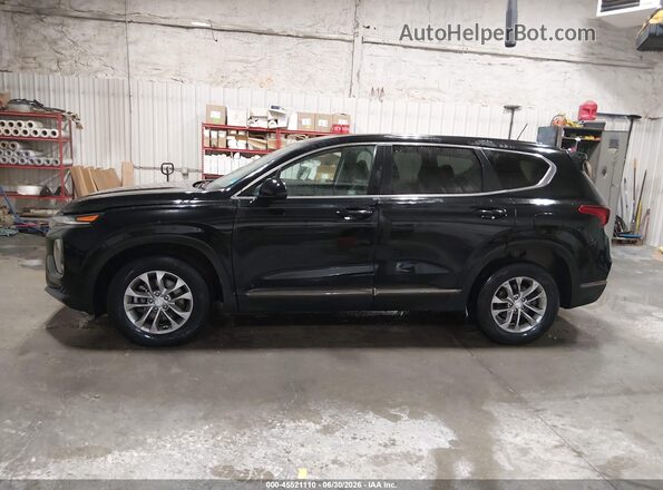 5NMS2CAD8KH039847 2019 HYUNDAI SANTA FE Black Widok wnętrza 360 stopni