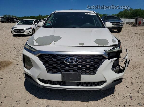 5NMS2CAD8KH047740 2019 HYUNDAI SANTA White Vista frontal