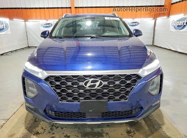 5NMS2CAD8LH209318 2020 HYUNDAI SANTA Blue Вид спереду