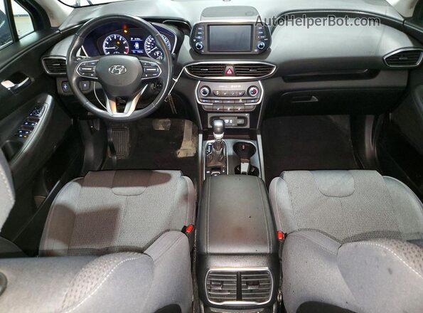 5NMS2CAD8LH209318 2020 HYUNDAI SANTA Blue Вид панелі приладів