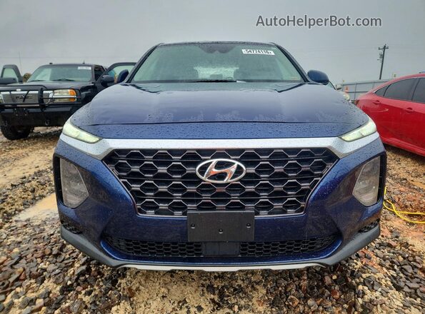 5NMS2CAD9KH013354 2019 HYUNDAI SANTA Blue Դիմացի տեսք