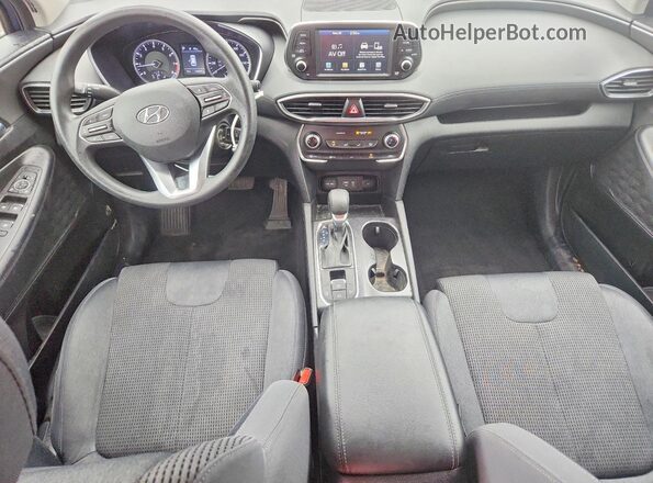 5NMS2CAD9KH013354 2019 HYUNDAI SANTA Blue Առջևի վահանակի տեսք