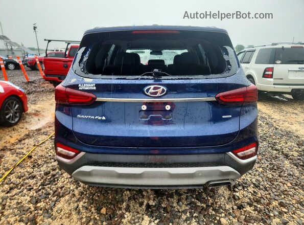 5NMS2CAD9KH013354 2019 HYUNDAI SANTA Blue Հետևի տեսք