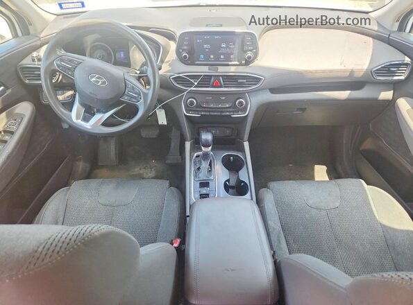 5NMS2CAD9KH083419 2019 HYUNDAI SANTA White Dashboard view