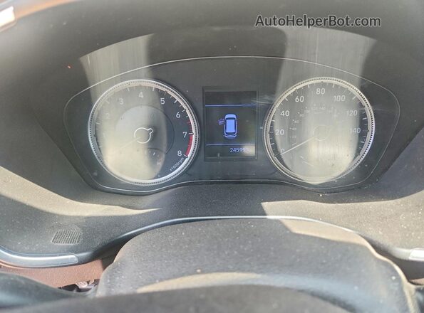5NMS2CAD9KH083419 2019 HYUNDAI SANTA White Instrument cluster view