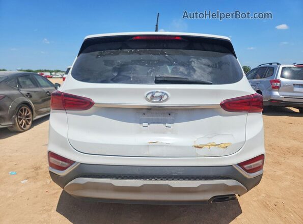 5NMS2CAD9KH083419 2019 HYUNDAI SANTA White Rear view