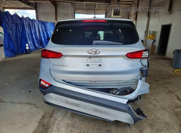 5NMS2CAD9KH128696 2019 HYUNDAI SANTA Silver უკანა ხედი