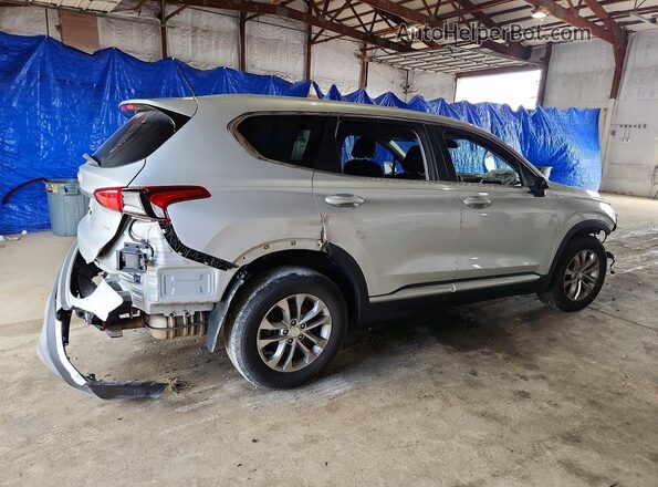 5NMS2CAD9KH128696 2019 HYUNDAI SANTA Silver უკანა მარჯვენა