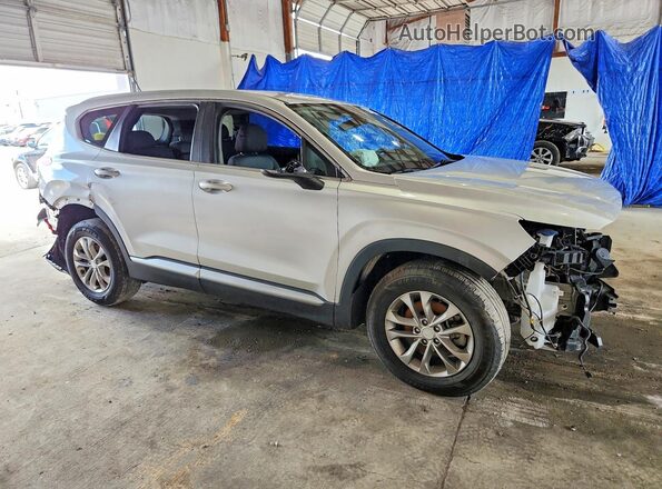 5NMS2CAD9KH128696 2019 HYUNDAI SANTA Silver წინა მარჯვენა
